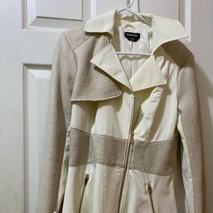 Off with and Tan coat size medium